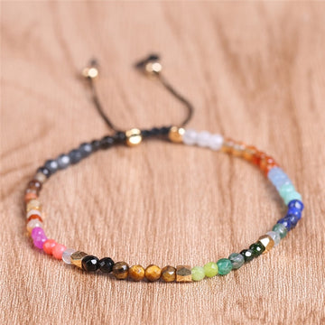 3mm Natural Lapis Tiger Eye Stone Tangling Stone Hand-woven Bracelets Can Bring Luck Love To Men And Women daiiibabyyy